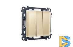 Комплект механизма 3-кл выключателя Ambrella Volt Alfa MA605010