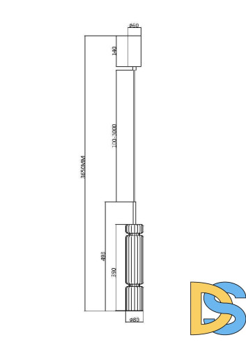 Подвесной светильник Maytoni Ordo MOD272PL-L12B3K1