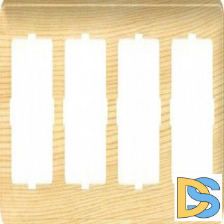 Рамка 4-ая (четверная), Сосна (пластик), серия Wessen 59, Schneider Electric