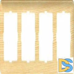 Рамка 4-ая (четверная), Сосна (пластик), серия Wessen 59, Schneider Electric