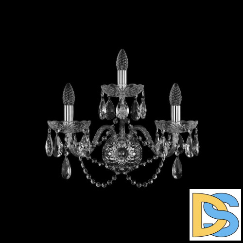 Бра Bohemia Ivele Crystal 1402B/2+1/195/XL Ni