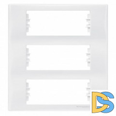 Рамка 3-ая (тройная) вертикальная, Белый, серия Sedna, Schneider Electric
