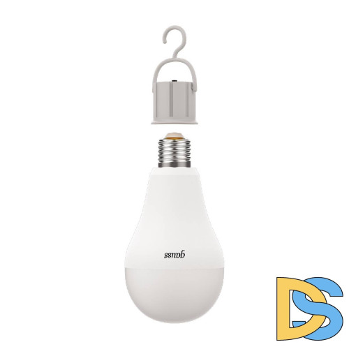 Лампа светодиодная аккумуляторная Gauss E27 10W 4100K матовая 102402200
