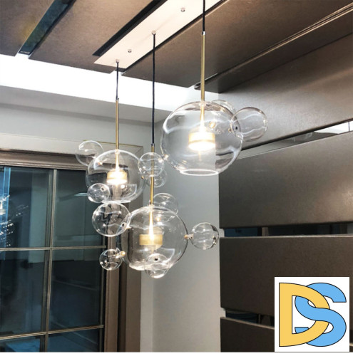 Подвесной светильник Delight Collection Bubbles 9214P/3L gold