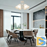 Потолочная люстра Arte Milano 340800/6 WT+G