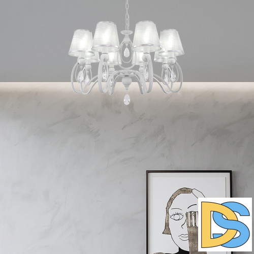 Подвесная люстра Arte Milano 347203/8 WT+SL