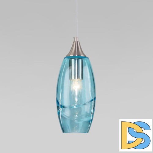Подвесной светильник Eurosvet Lotus 50222/1 голубой
