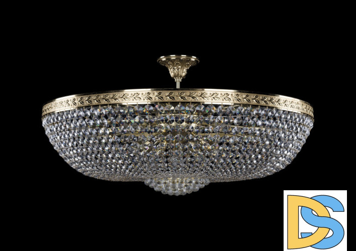 Люстра на штанге Bohemia Ivele Crystal 19281/90IV G