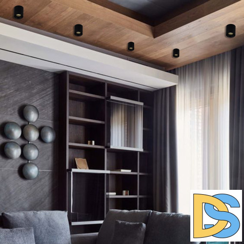 Накладной светильник Reluce 16123-9.5-001 GU10 BK