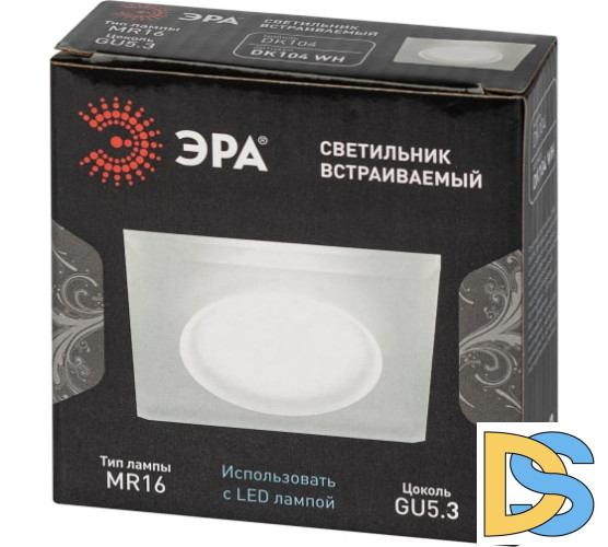 Встраиваемый светильник ЭРА DK104 WH Б0058391