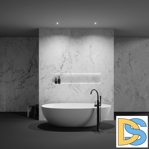 Встраиваемый светильник Maytoni Flint DL101-GU10-TRS-B