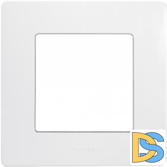 Рамка Legrand Etika 1-постовая белая 672501
