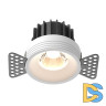 Встраиваемый светильник Maytoni Round DL058-12W3K-TRS-W