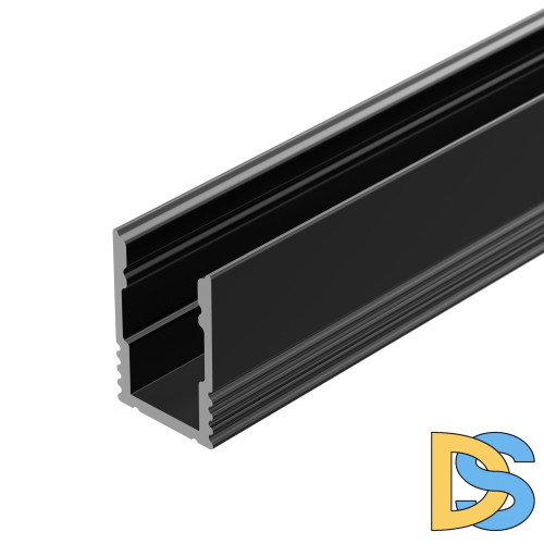 Алюминиевый профиль Arlight SL-MINI-8-H12-2000 BLACK 037106