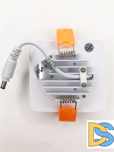 Встраиваемый светильник Elvan VLS-109SQ-7W-WW-Wh