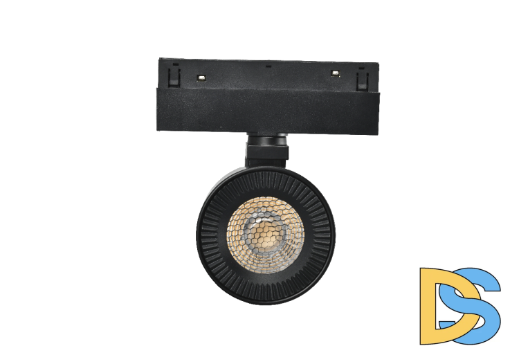 Трековый магнитный светильник iLedex Vision 4822-010-D82-12W-38DG-3000K BK (WALL WASHER)