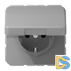 Розетка штепсельная Schuko Jung CD1520BFKLGR