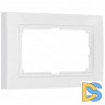 Рамка для двойной розетки (белый, basic) W0082001