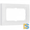 Рамка для двойной розетки (белый, basic) W0082001
