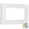 Рамка для двойной розетки (белый, basic) W0082001