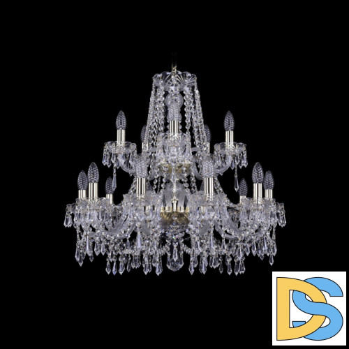 Подвесная люстра Bohemia Ivele Crystal 1403/10+5/240/2d G