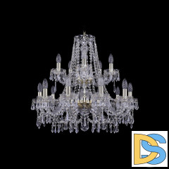 Подвесная люстра Bohemia Ivele Crystal 1403/10+5/240/2d G