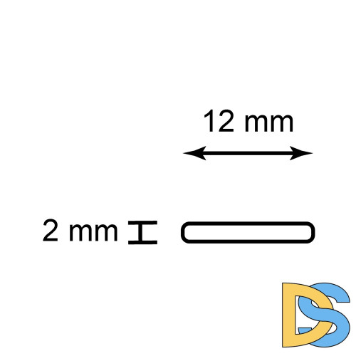 Профиль накладной Feron CAB285 48116