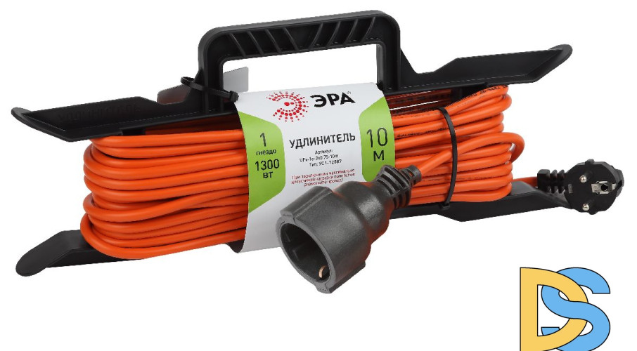 Удлинитель силовой Эра UFx-1e-3x0.75-10m Б0046825