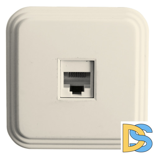 Розетка компьютерная 1-местная Stekker Брест 49062