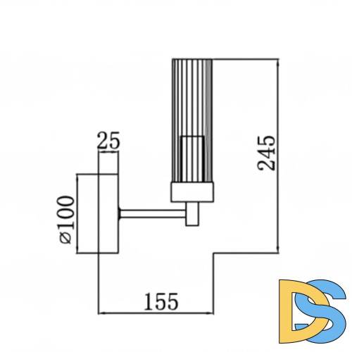 Бра iLamp Evolution W15609-1 AN+CL