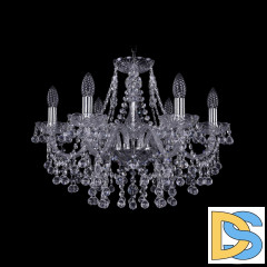Подвесная люстра Bohemia Ivele Crystal 1409/6/195 Ni