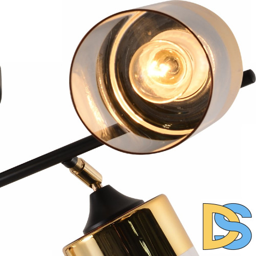 Люстра на штанге Reluce 01555-3.3-06B BK+FGD