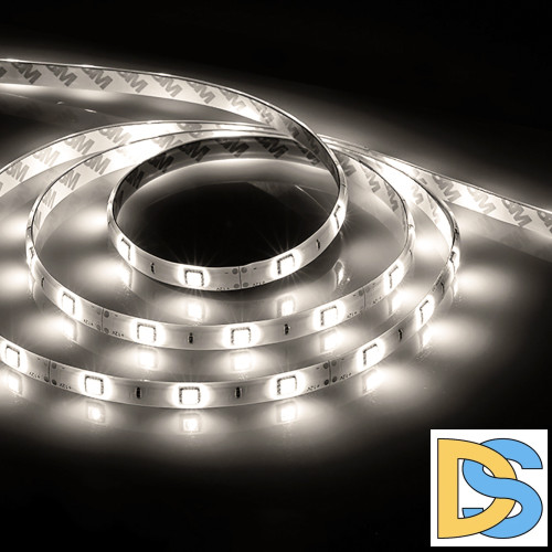 Светодиодная лента Feron LS607 12В 5050 14,4Вт/м 4000K 5м IP65 48290