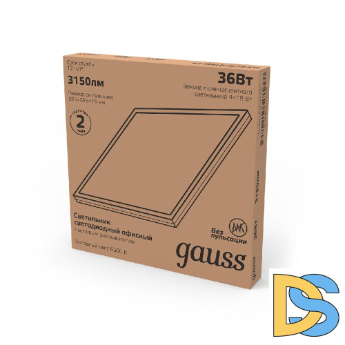 Потолочный светодиодный светильник Gauss 842123340