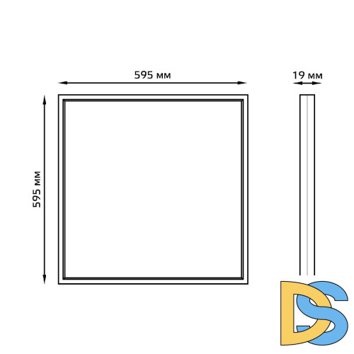Потолочный светодиодный светильник Gauss 842123340