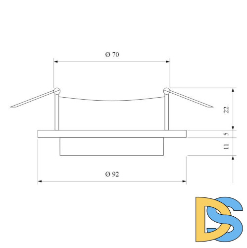 Встраиваемый светильник Elektrostandard 116 MR16 4690389175244