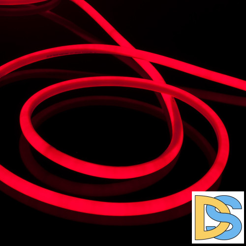 Светодиодный гибкий неон Elektrostandard 220V 9,6W 144Led 2835 IP67 круглый красный, 50 м 4690389134715