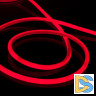 Светодиодный гибкий неон Elektrostandard 220V 9,6W 144Led 2835 IP67 круглый красный, 50 м 4690389134715