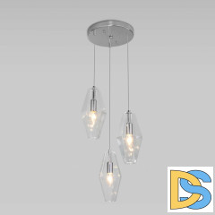 Подвесная люстра Eurosvet Prism 50236/3 прозрачный a058959