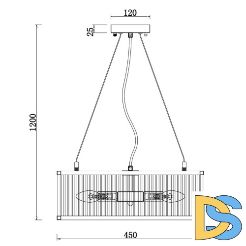 Подвесная люстра Freya Savoy FR5053PL-06BS
