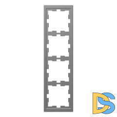Рамка 4-постовая Schneider Electric Merten D-Life MTN4040-6536