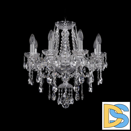 Подвесная люстра Bohemia Ivele Crystal 1415/8/165 Ni