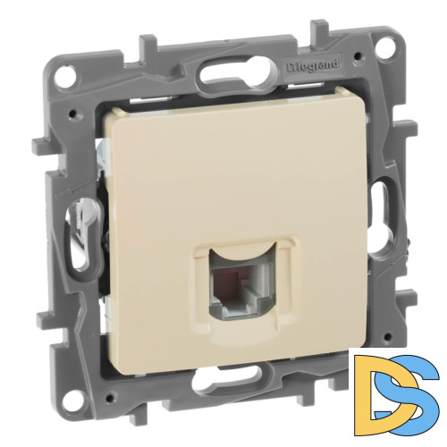 Розетка телефонная RJ11 Legrand Etika слоновая кость 672340