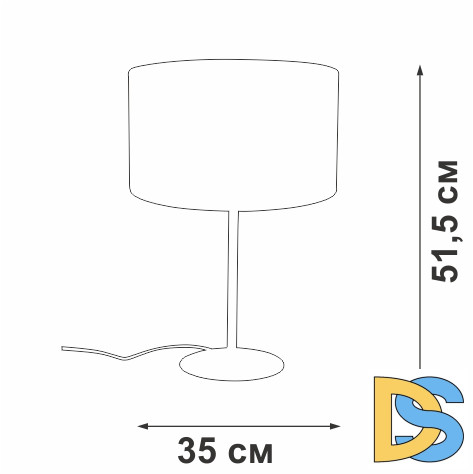 Настольная лампа Vitaluce V2884-8/1L