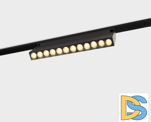 Трековый магнитный светильник Italline Atom IT012-5023 black 3000K