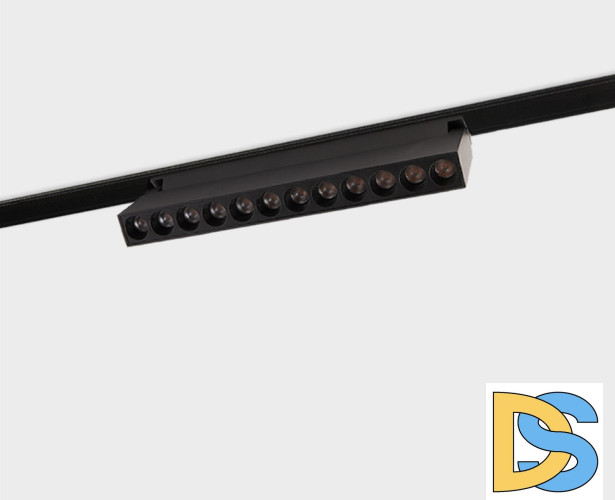 Трековый магнитный светильник Italline Atom IT012-5023 black 3000K