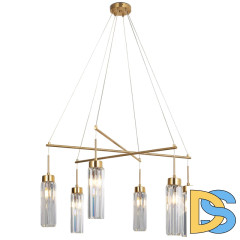 Подвесная люстра Eurosvet Gilian 60163/6 латунь a065757