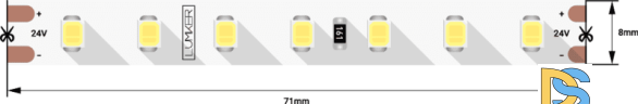 Светодиодная лента DesignLed DSG298-24-WW-33 000527