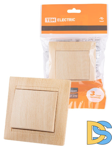 Выключатель одноклавишный Лама TDM Electric SQ1815-0301