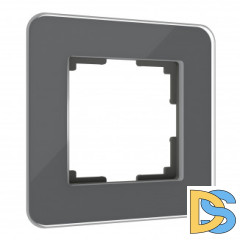 Рамка из стекла на 1 пост Elite графит W0012440